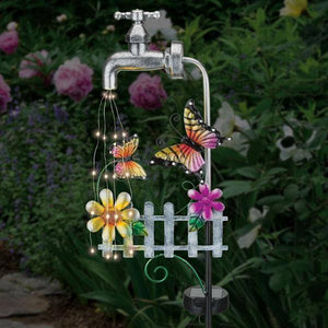 35.25" Butterfly Faucet Solar Stake 3