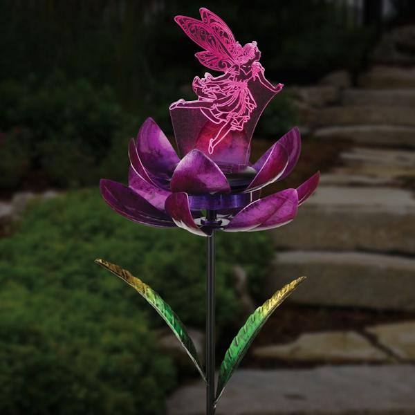 37" Fairy Illusion Solar Spinner Stakes 3