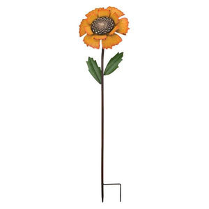 46" Marigold Vintage Flower Stake 2