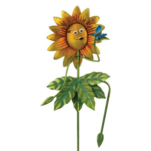 Sunflower Be Jolly Garden Stake 1