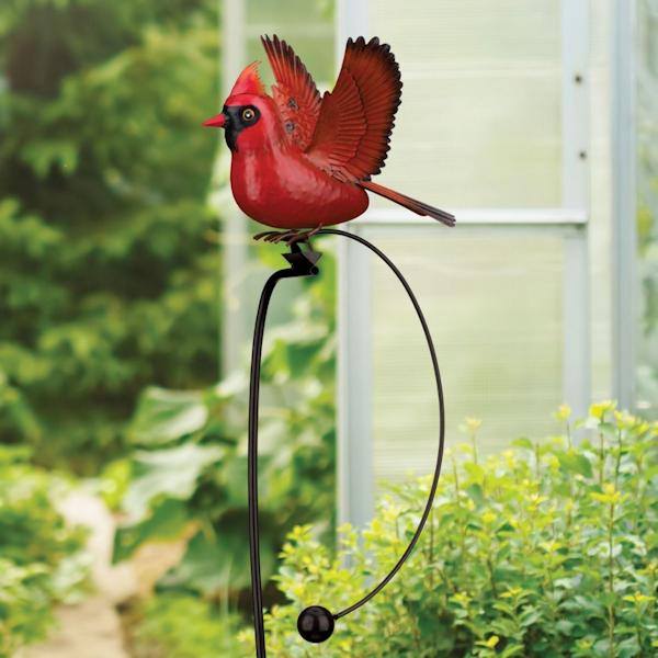 42" Cardinal Rocker Bird Stake 4