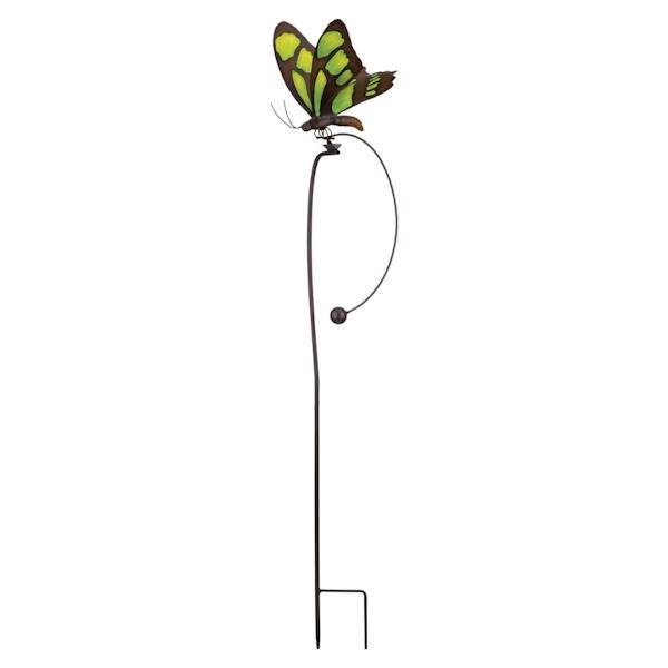 42.5" Malachite Rocker Butterfly Stake 3
