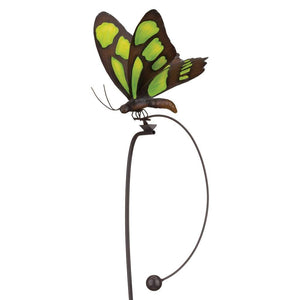 42.5" Malachite Rocker Butterfly Stake 1