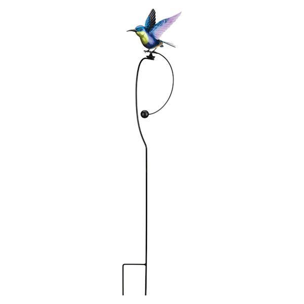 42" Woodnymph Rocker Hummingbird Stake 3