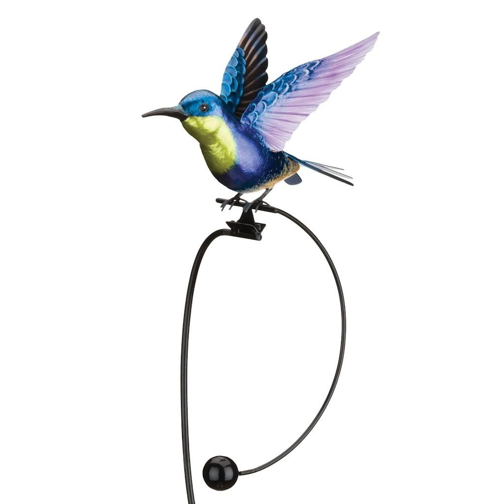 42" Woodnymph Rocker Hummingbird Stake 1