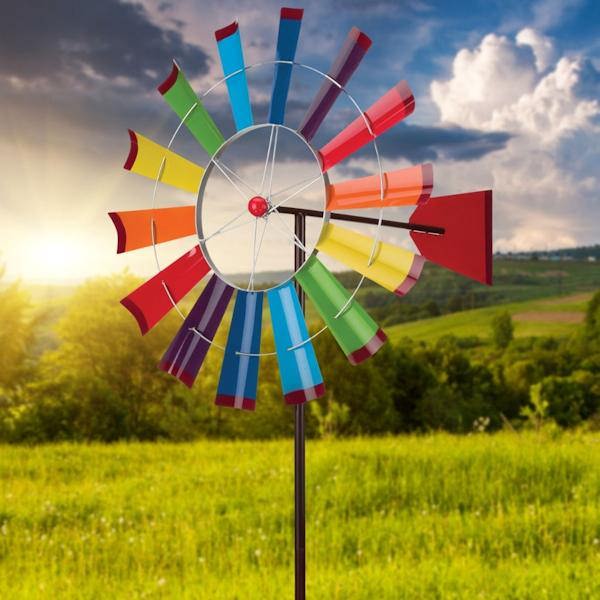 77" Rainbow Windmill Spinner 4