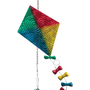 37" Rainbow Kite Hanging Wind Spinner 3