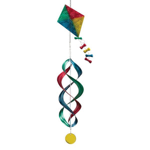 37" Rainbow Kite Hanging Wind Spinner 1