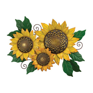 31" Triple Sunflower Wall Décor 1