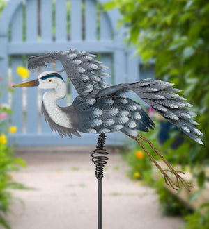 30" Bouncie Heron Bird Stake 3