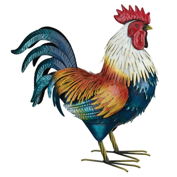 20.5" Golden Duckwing Rooster LG Decor 1