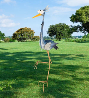 12" Goofy Heron Bird Stake 2