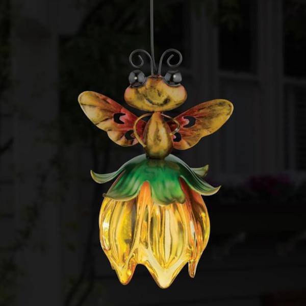 18" Yellow Bee Solar Mini Lantern 3