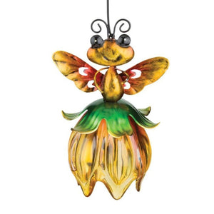 18" Yellow Bee Solar Mini Lantern 1
