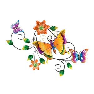 28" Multi-Color Butterflies Wall Decor 1
