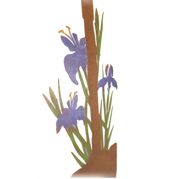 Rustic Shovel Iris Garden Stake 3