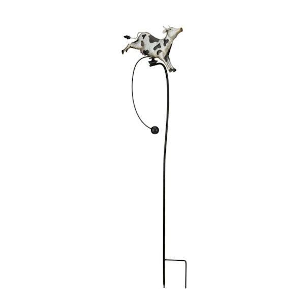 40" Cow Black/White Rocker Stake 2