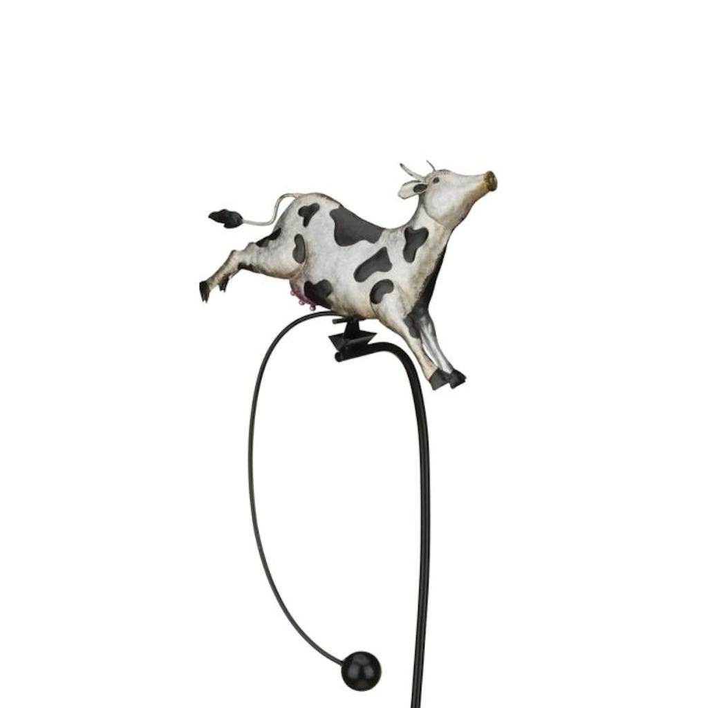 40" Cow Black/White Rocker Stake 1