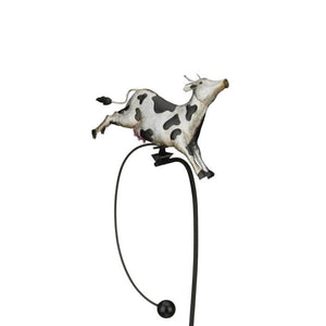 40" Cow Black/White Rocker Stake 1