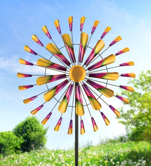 32" Multicolor Cones Wind Spinner 3