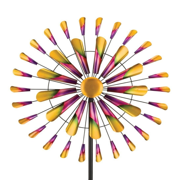 32" Multicolor Cones Wind Spinner 1