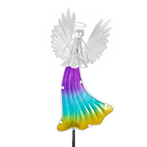 50" White  Angel Dance Burst Solar Stake 2