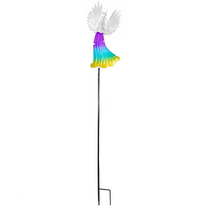 50" White  Angel Dance Burst Solar Stake 1