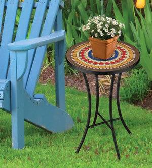 21" Mosaic Bohemia Plant Stand 3