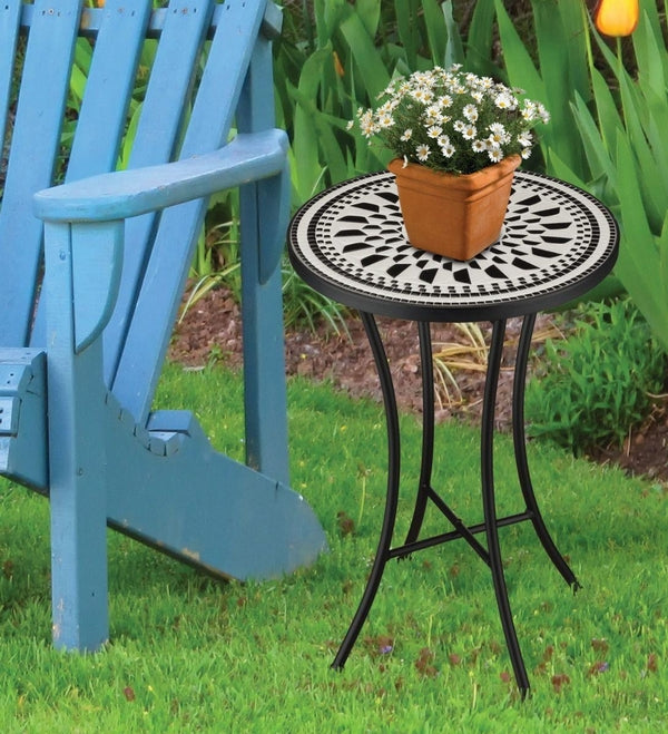 21" Mosaic Diamond Plant Stand 3