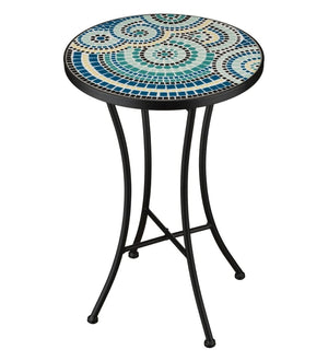 21" Mosaic Ripple Plant Stand 2