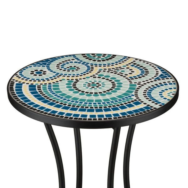 21" Mosaic Ripple Plant Stand 1