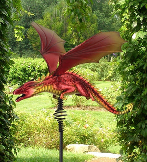 46" Red Dragon Bouncie Stake 3