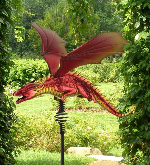 46" Red Dragon Bouncie Stake 3