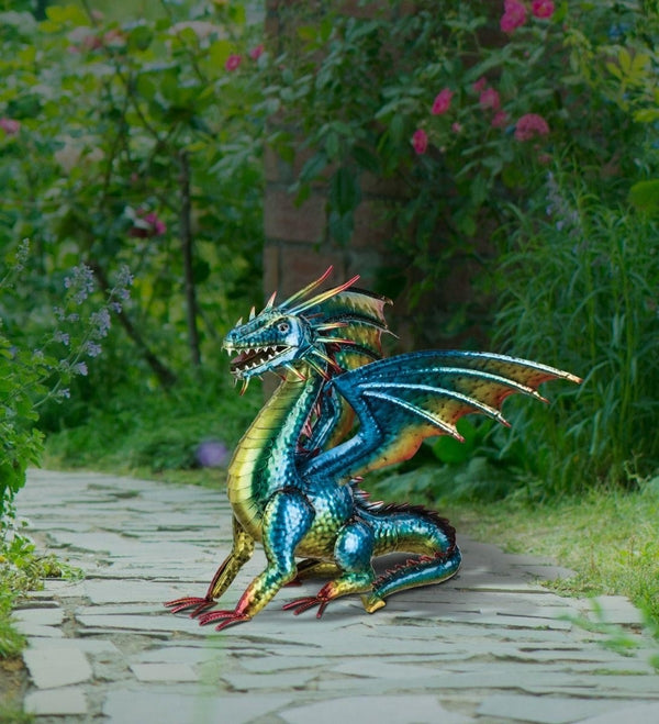 19" Green Mystic Dragon Decor 2
