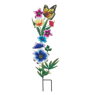 26.25" Colorful Butterfly Flower Stake 2