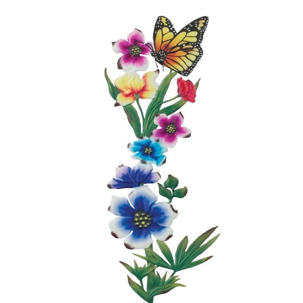 26.25" Colorful Butterfly Flower Stake 1