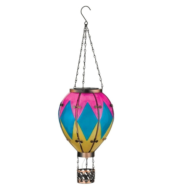 23.5" Diamond Hot Air Balloon Solar Lantern LG 2