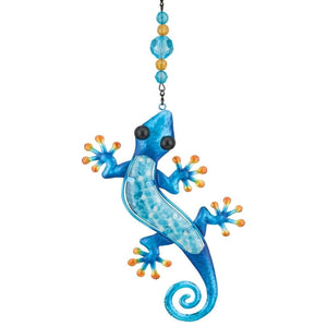 8.5" Blue Gecko Sun Catcher Decor 1