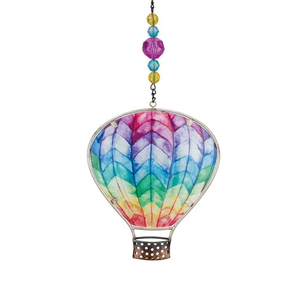 5" Multicolor Hot Air Balloon Sun Catcher Decor 1