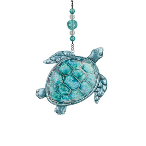 6" Blue Sea Turtle Sun Catcher Decor 1