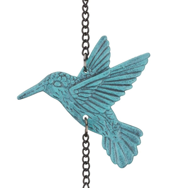 2.5" Steel/Acrylic Hummingbird Wind Bell 2