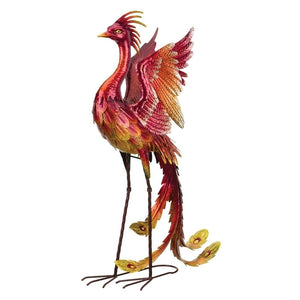 36.25" Multicolor Up Phoenix Decor 1