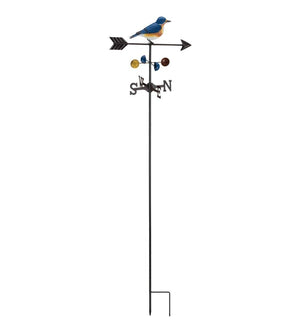 59.5" Weathervane Blue Bird Garden Stake 2