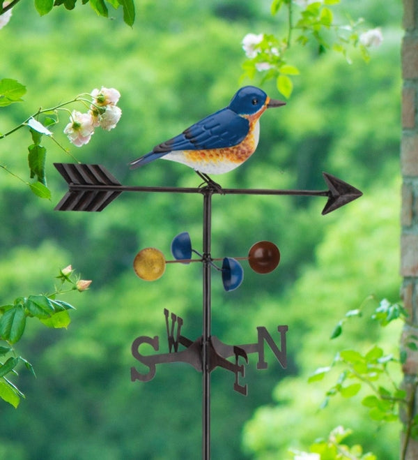 59.5" Weathervane Blue Bird Garden Stake 3