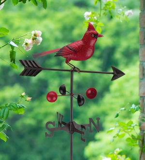 59.5" Weathervane Cardinal Garden Stake 3