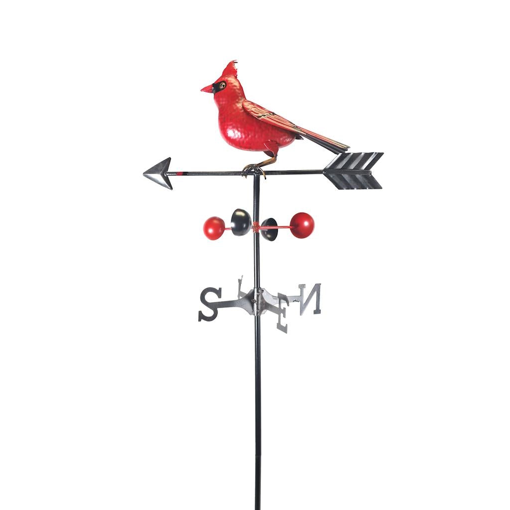 59.5" Weathervane Cardinal Garden Stake 1
