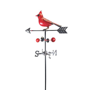 59.5" Weathervane Cardinal Garden Stake 1