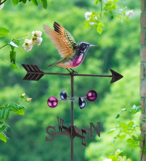 59.5" Weathervane Purple Coronet Garden Stake 3