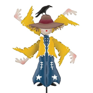 45" Metal Scarecrow Wind Spinner Stake 1