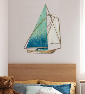 22.5" Sailboat Wall Decor 2